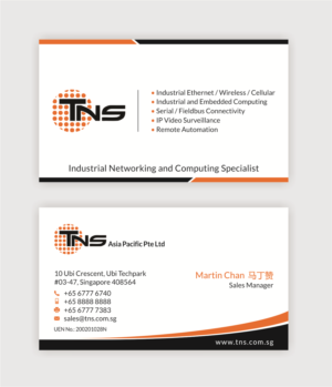 Business Card Design by SKYdesign for TNS Asia Pacific Pte Ltd | Design: #11150552