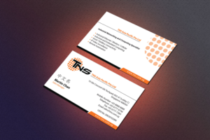 Elegant Business Card for Technology Company | Business Card Design by Dezero