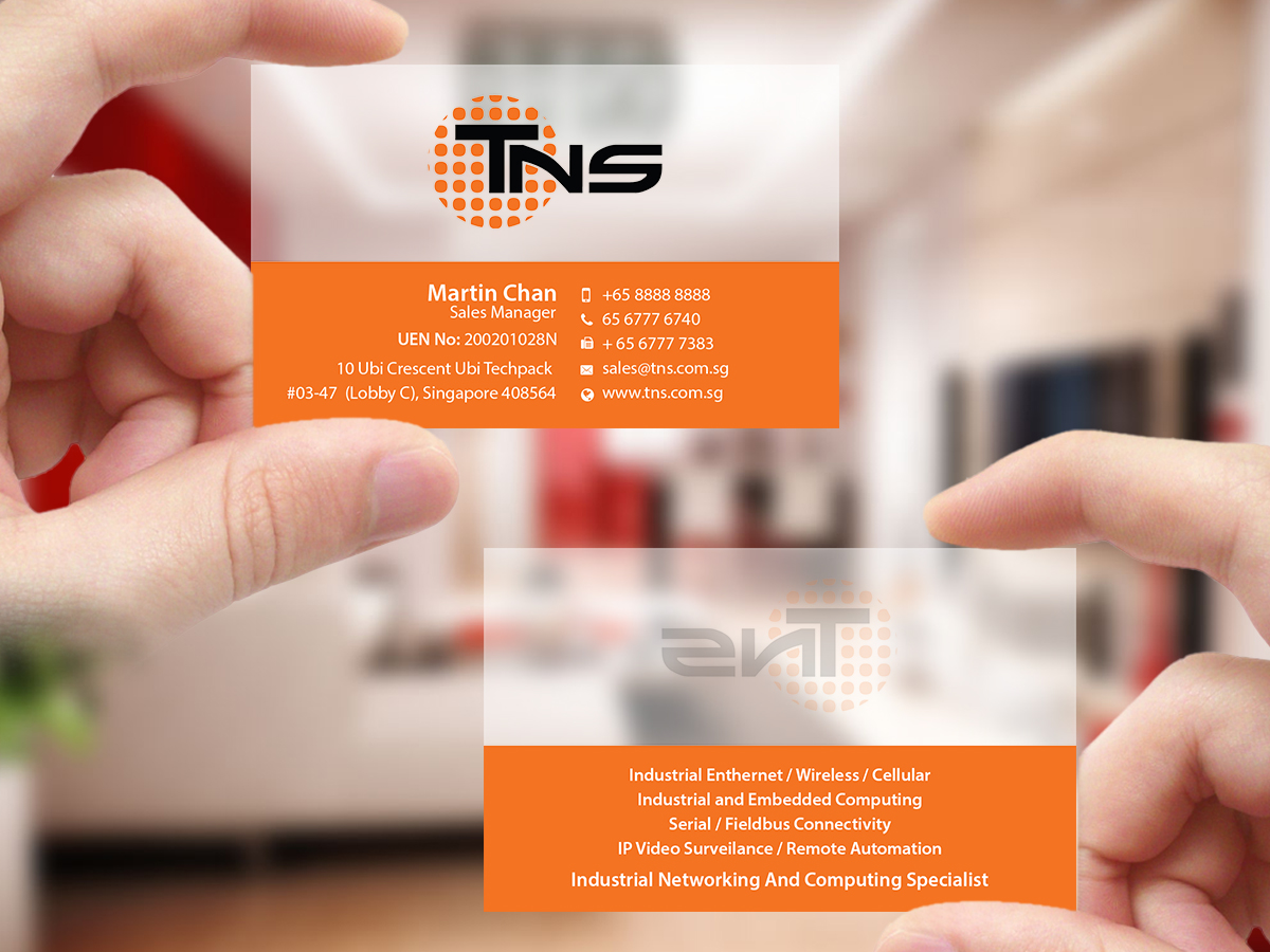 Diseño de Tarjeta de Presentación por Creations Box 2015 para TNS Asia Pacific Pte Ltd | Diseño #11099936