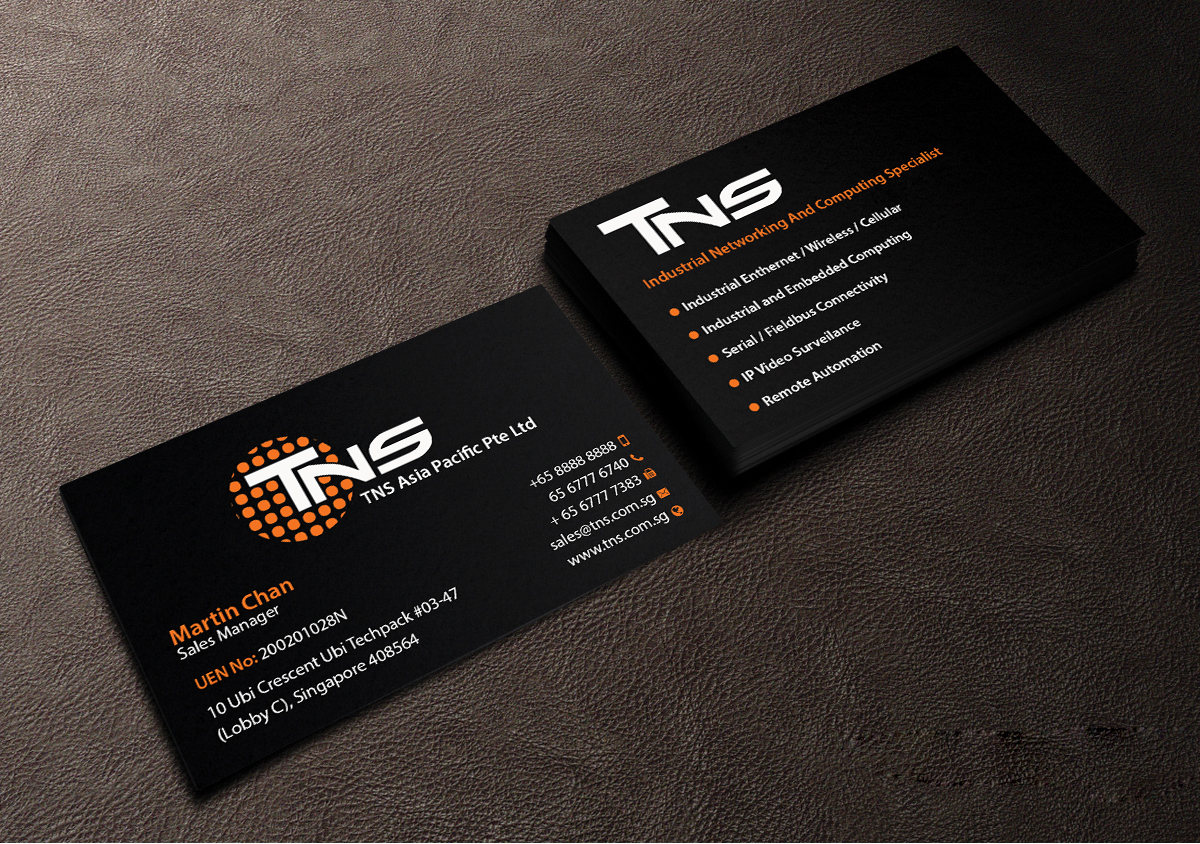 Diseño de Tarjeta de Presentación por Creations Box 2015 para TNS Asia Pacific Pte Ltd | Diseño #11099942