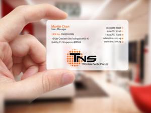 Design de Carte de Visite par Creations Box 2015 pour TNS Asia Pacific Pte Ltd | Design : #11099945