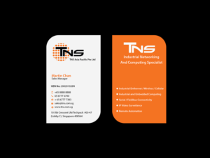 Business Card Design by Creations Box 2015 for TNS Asia Pacific Pte Ltd | Design: #11099947