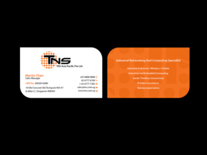 Design de Carte de Visite par Creations Box 2015 pour TNS Asia Pacific Pte Ltd | Design : #11099949