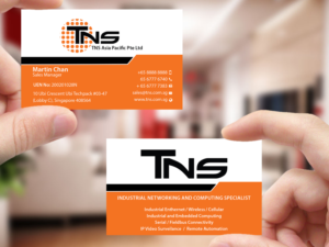 Design de Carte de Visite par Creations Box 2015 pour TNS Asia Pacific Pte Ltd | Design : #11099954