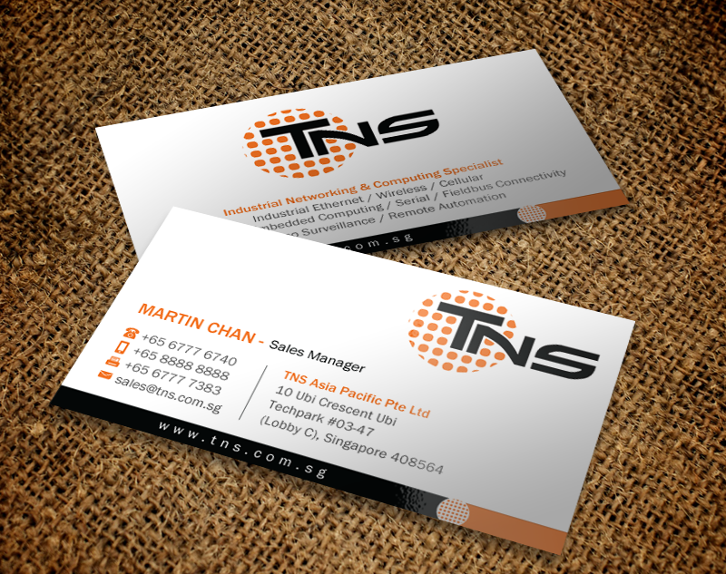 Business Card Design by Brand aid for TNS Asia Pacific Pte Ltd | Design #11135655