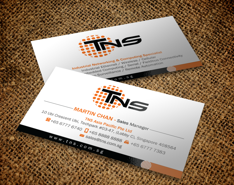 Business Card Design by Brand aid for TNS Asia Pacific Pte Ltd | Design #11135659