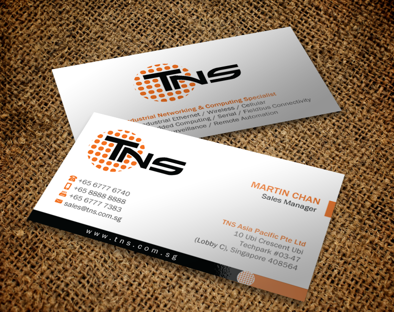 Diseño de Tarjeta de Presentación por Brand aid para TNS Asia Pacific Pte Ltd | Diseño #11135666