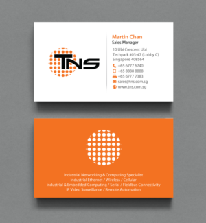 Business Card Design by chandrayaan.creative for TNS Asia Pacific Pte Ltd | Design: #11097828