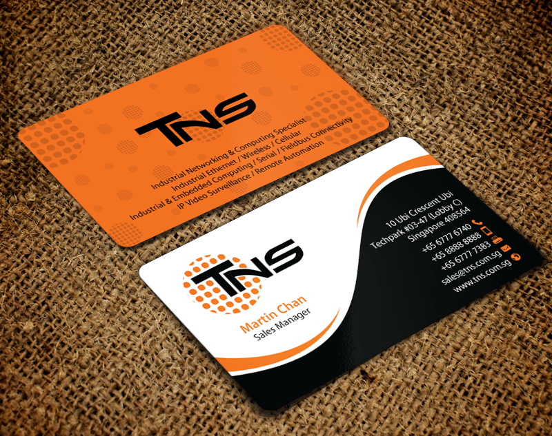 Design de Carte de Visite par chandrayaan.creative pour TNS Asia Pacific Pte Ltd | Design #11135633