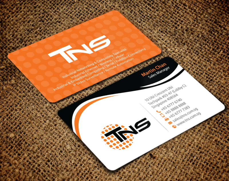 Design de Carte de Visite par chandrayaan.creative pour TNS Asia Pacific Pte Ltd | Design #11135634