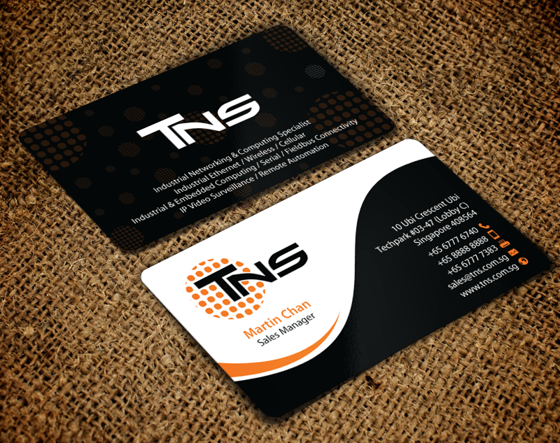 Design de Carte de Visite par chandrayaan.creative pour TNS Asia Pacific Pte Ltd | Design #11135639