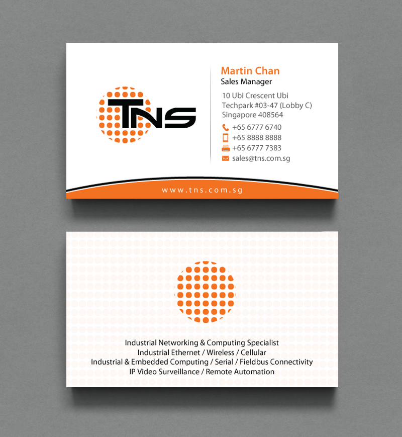 Design de Carte de Visite par chandrayaan.creative pour TNS Asia Pacific Pte Ltd | Design #11144900