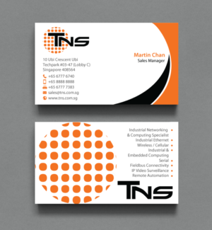 Design de Carte de Visite par chandrayaan.creative pour TNS Asia Pacific Pte Ltd | Design : #11144901