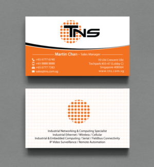 Design de Carte de Visite par chandrayaan.creative pour TNS Asia Pacific Pte Ltd | Design : #11144918