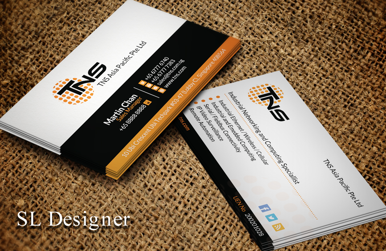 Business Card Design by SL Designer for TNS Asia Pacific Pte Ltd | Design #11094571