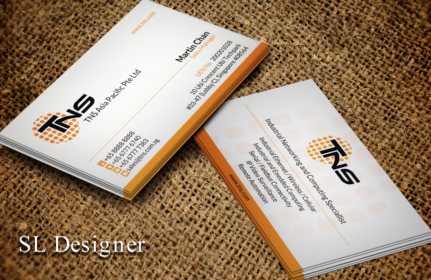 Diseño de Tarjeta de Presentación por SL Designer para TNS Asia Pacific Pte Ltd | Diseño #11098302