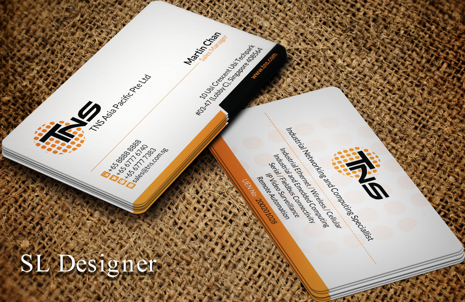 Diseño de Tarjeta de Presentación por SL Designer para TNS Asia Pacific Pte Ltd | Diseño #11098303