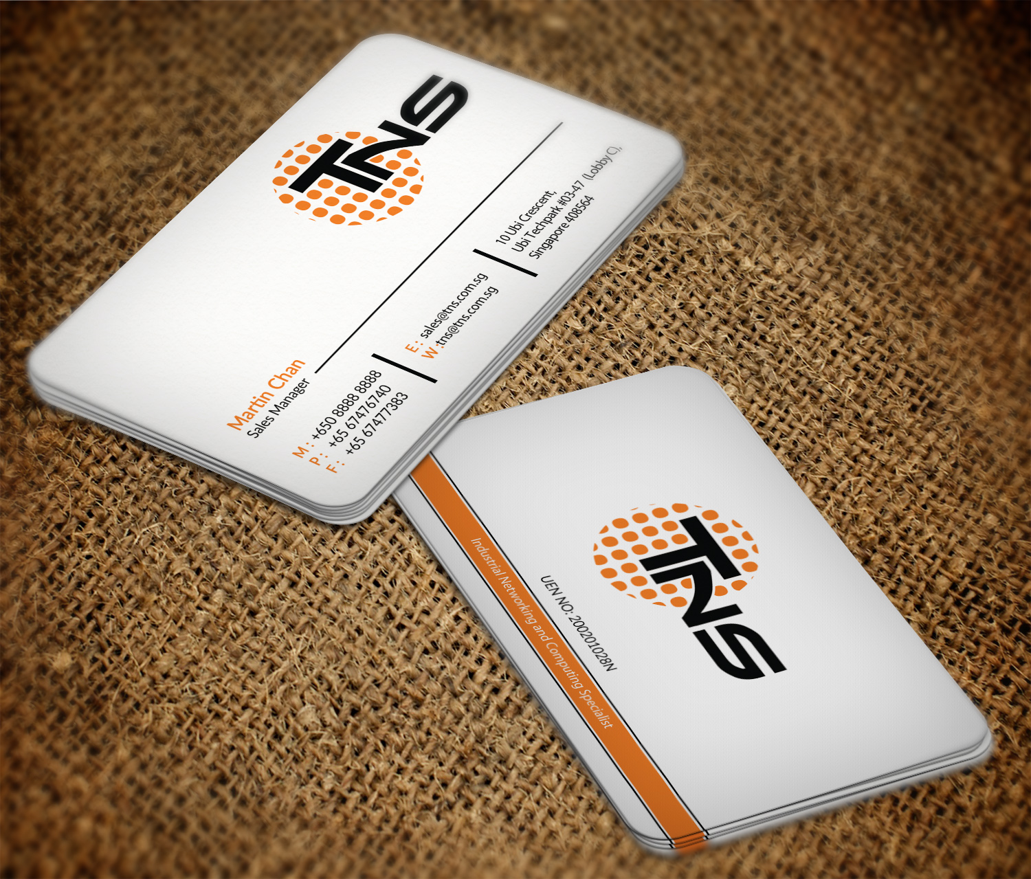 Design de Carte de Visite par Cortana pour TNS Asia Pacific Pte Ltd | Design #11128327