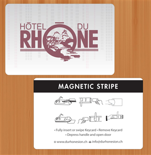 Business Card Design by Sbss for Hôtel du Rhône Sion Sàrl | Design: #2294331