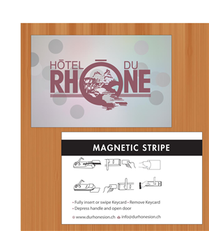 Business Card Design by Sbss for Hôtel du Rhône Sion Sàrl | Design: #2294339