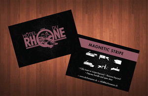 Business Card Design by Sbss for Hôtel du Rhône Sion Sàrl | Design: #2294350