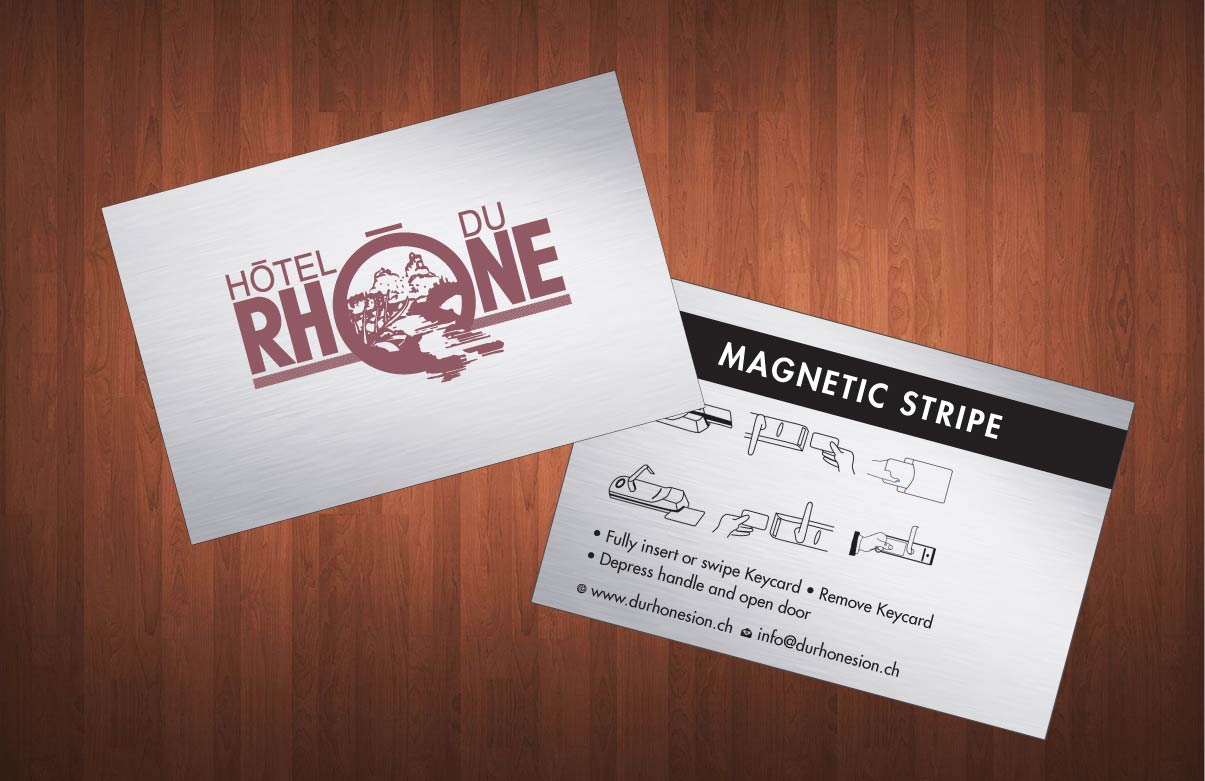 Business Card Design by Sbss for Hôtel du Rhône Sion Sàrl | Design #2294354