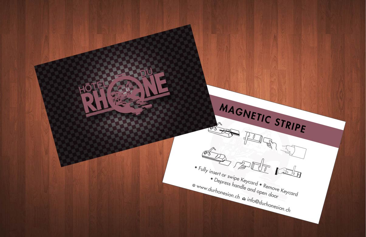 Business Card Design by Sbss for Hôtel du Rhône Sion Sàrl | Design #2294364