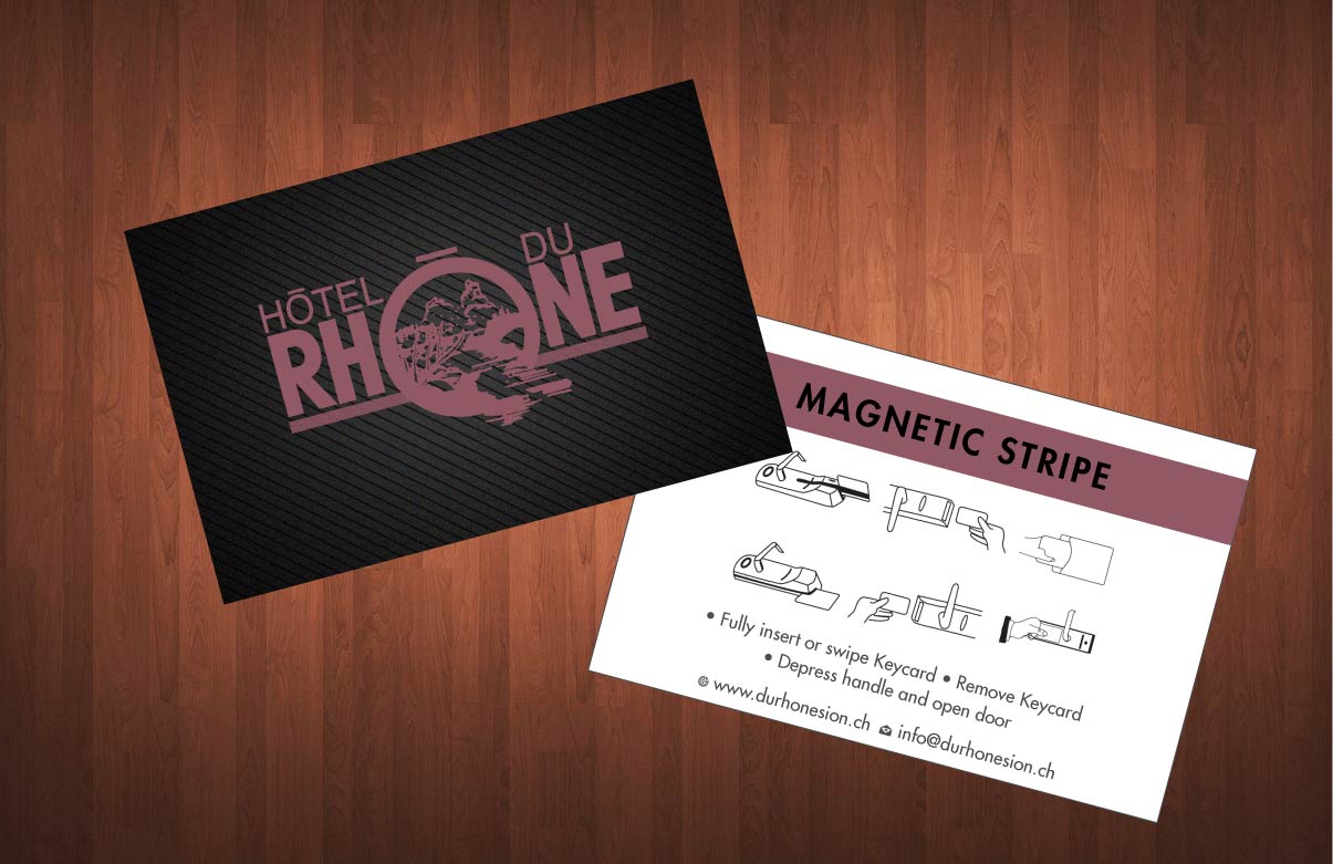 Business Card Design by Sbss for Hôtel du Rhône Sion Sàrl | Design #2294370