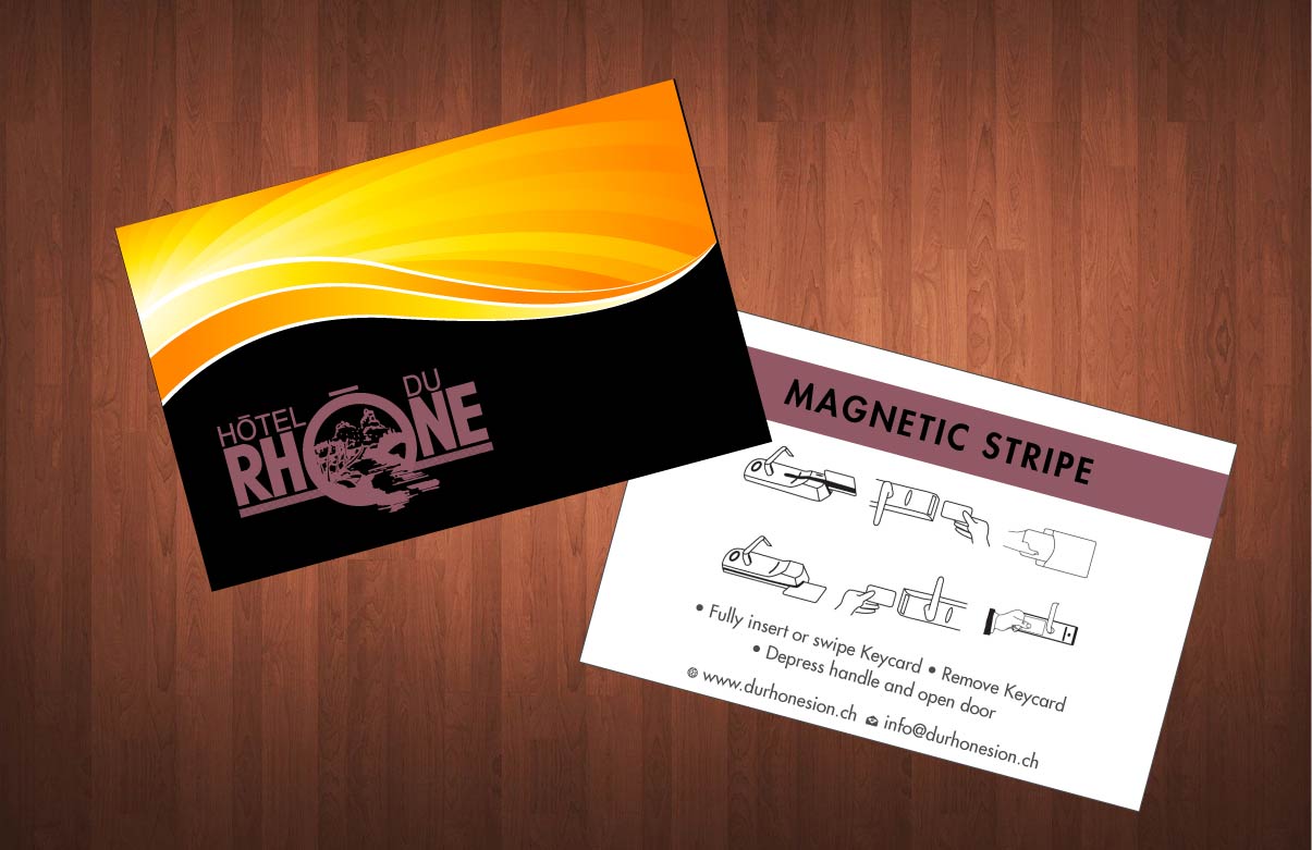 Business Card Design by Sbss for Hôtel du Rhône Sion Sàrl | Design #2294386