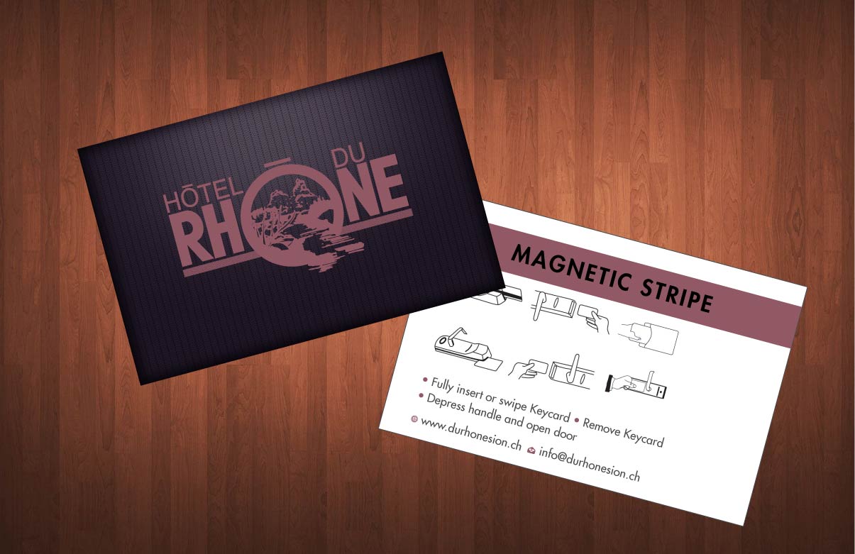 Business Card Design by Sbss for Hôtel du Rhône Sion Sàrl | Design #2294388