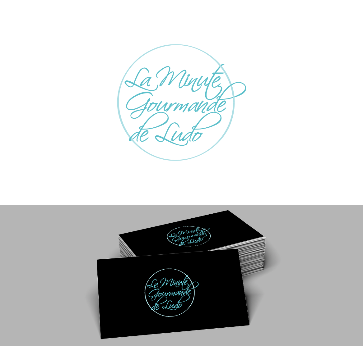 Logo-Design von trufya für LA MINUTE GOURMANDE DE LUDO | Design #11238462