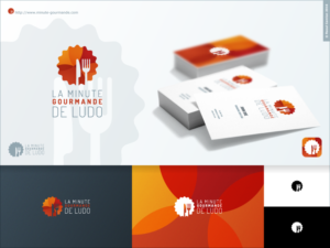 Design de Logo par Raoul Camion pour LA MINUTE GOURMANDE DE LUDO | Design #11197853