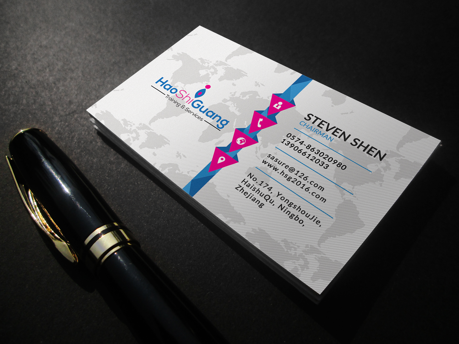 Business Card Design by Graphics Maestro for Ningbo Good Time Housekeeping Training School | Design #11179068