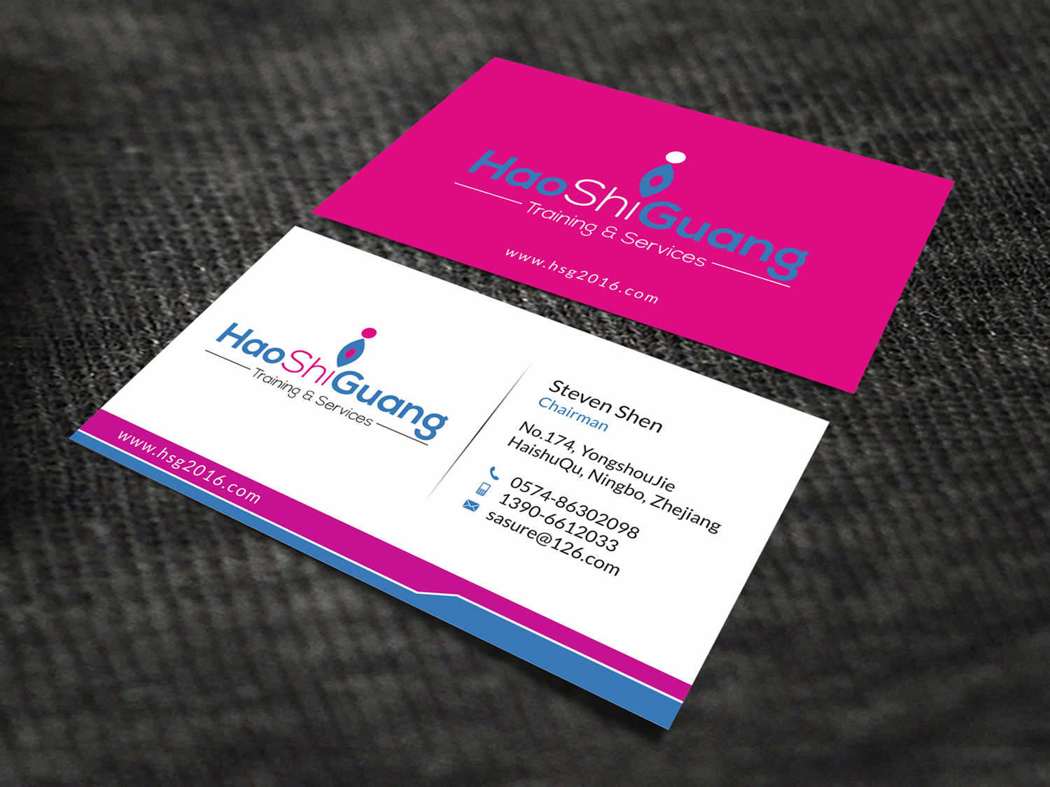 Business Card Design by SKYdesign for Ningbo Good Time Housekeeping Training School | Design #11139704