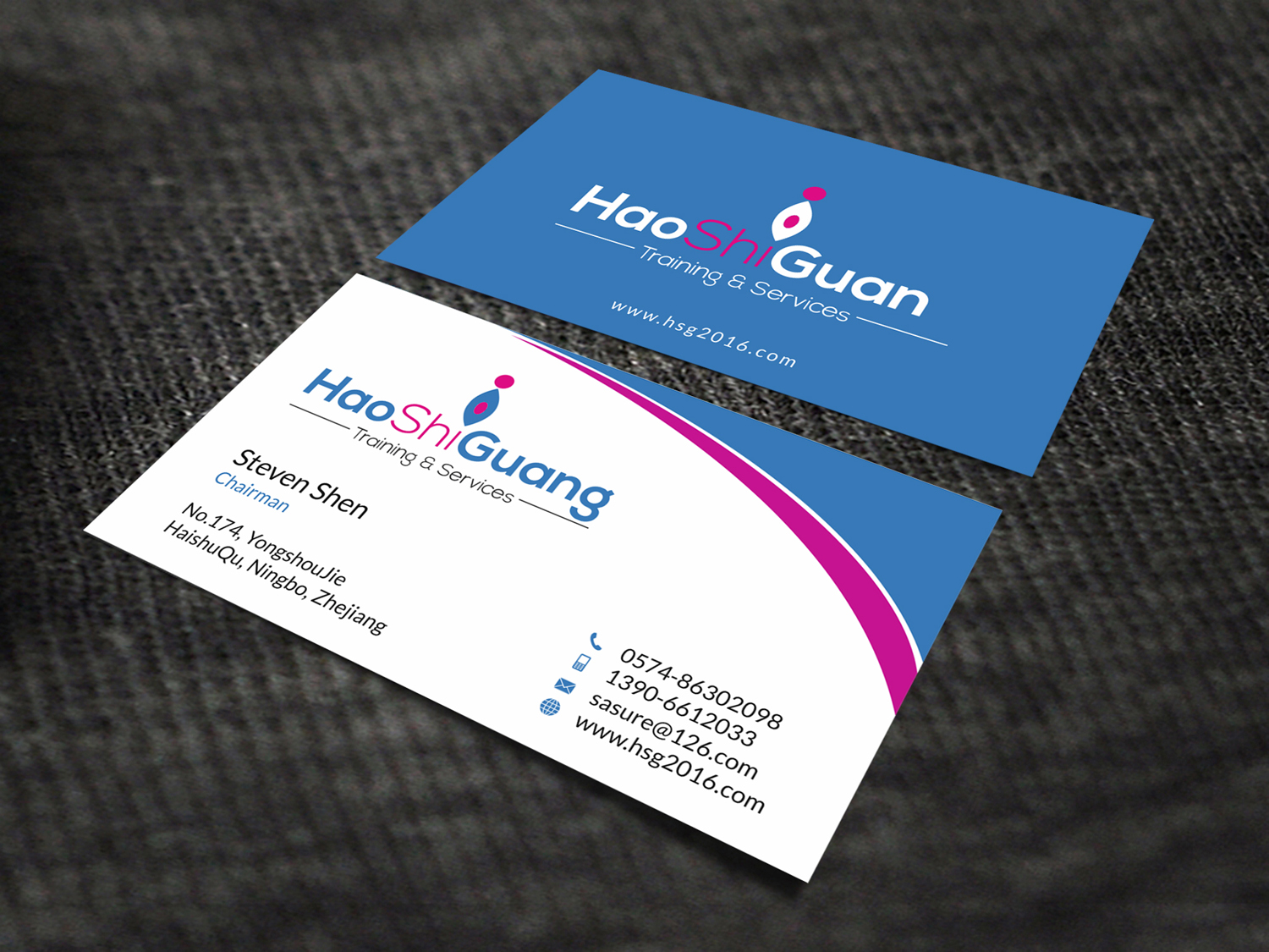 Business Card Design by SKYdesign for Ningbo Good Time Housekeeping Training School | Design #11139706