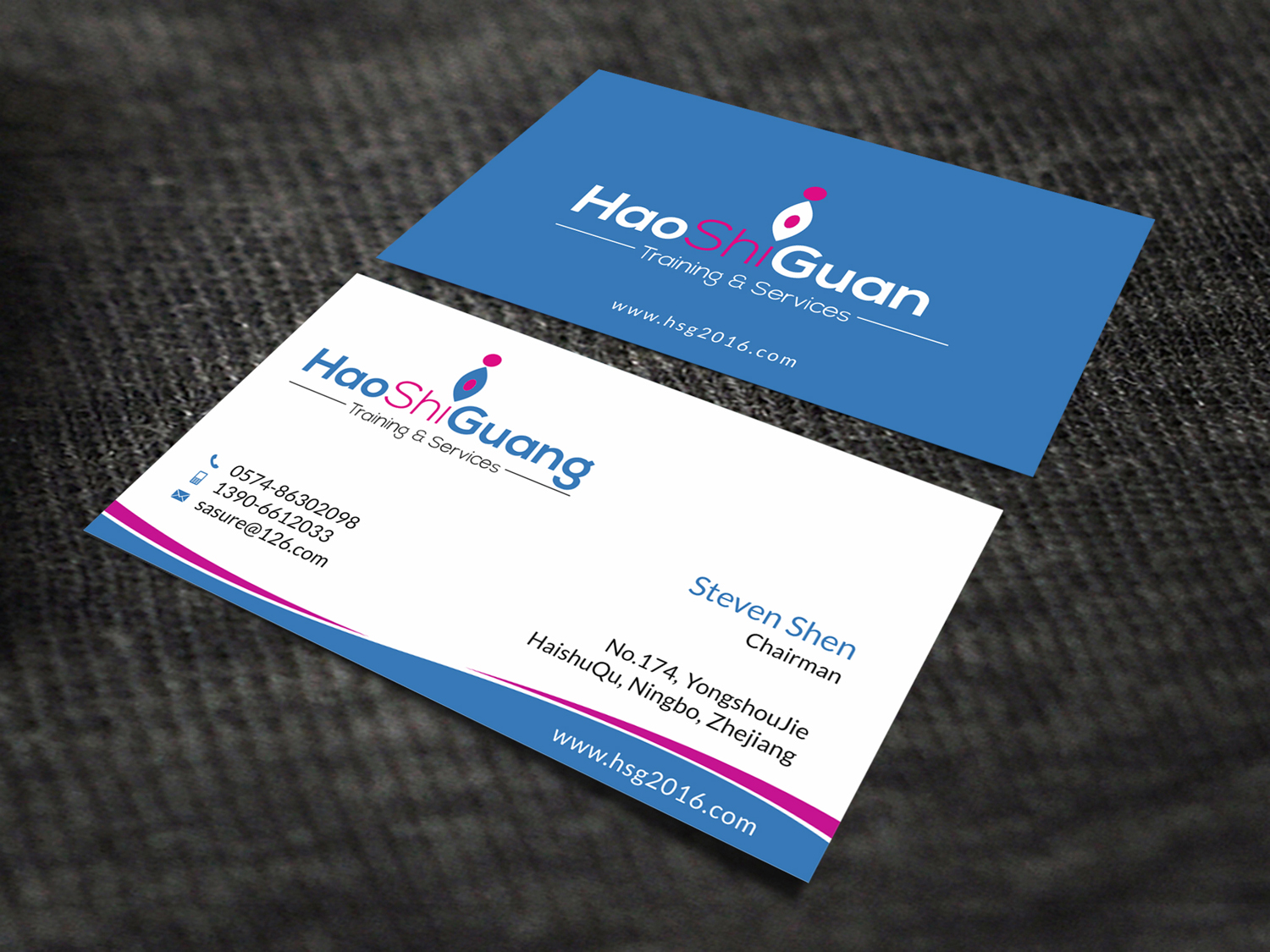 Business Card Design by SKYdesign for Ningbo Good Time Housekeeping Training School | Design #11139714
