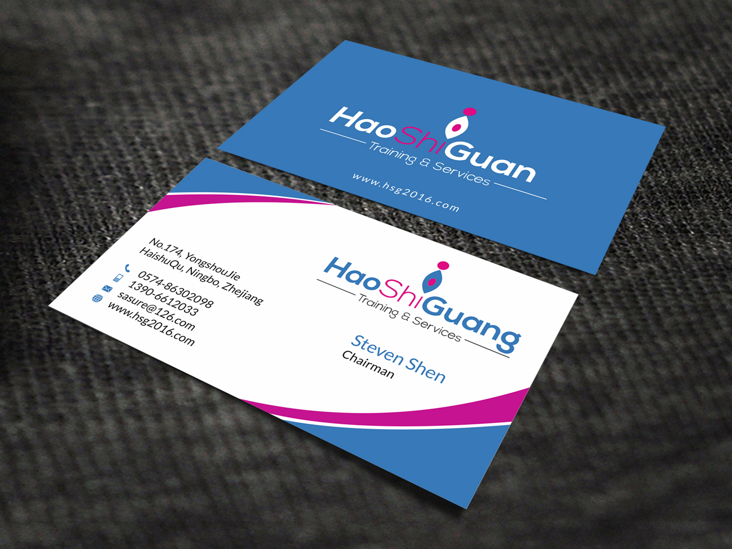 Business Card Design by SKYdesign for Ningbo Good Time Housekeeping Training School | Design #11139727