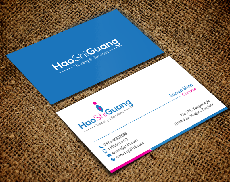 Business Card Design by chandrayaan.creative for Ningbo Good Time Housekeeping Training School | Design #11134599