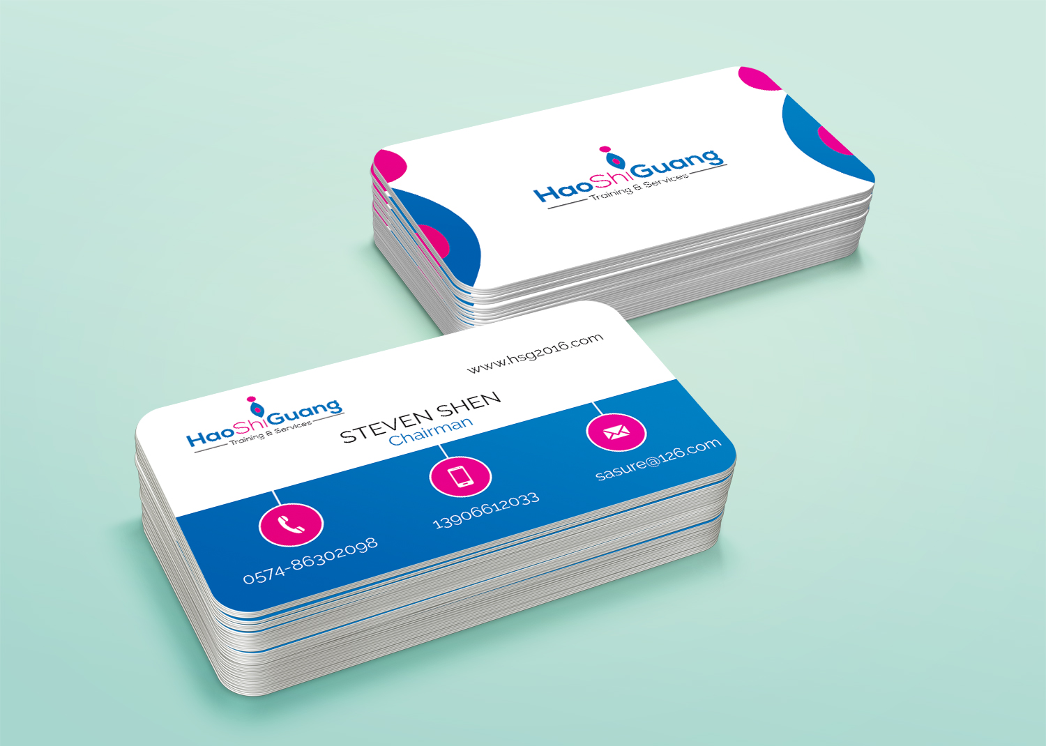 Business Card Design by alhemique1 for Ningbo Good Time Housekeeping Training School | Design #11128705