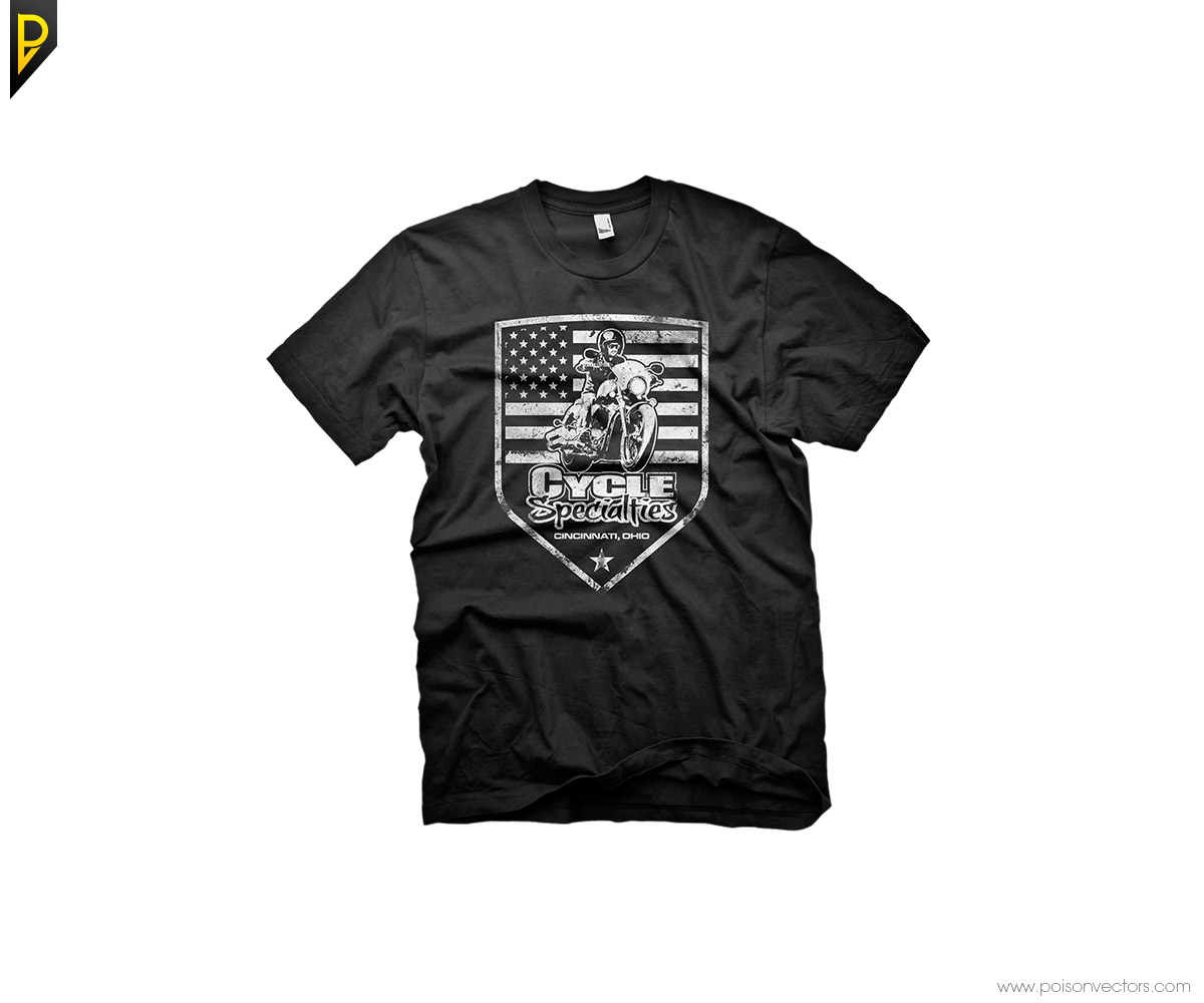 T-shirt Design by poisonvectors for CYCLE SPECIALTIES | Design #11213420