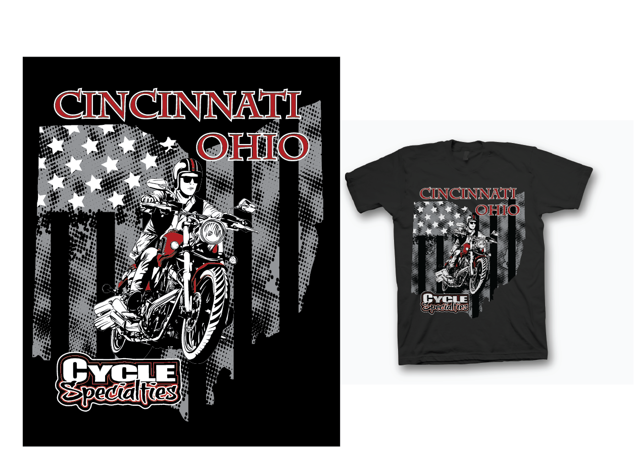 T-shirt Design by Agus Setiawan for CYCLE SPECIALTIES | Design #11186970