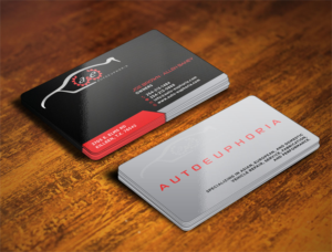 Business Card Design by Verified artistry (Design garden) for Euphoria Auto Works LLC | Design: #11130117