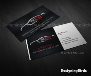 Business Card Design by Designing Birds for Euphoria Auto Works LLC | Design: #11092135