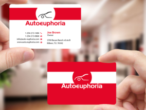Business Card Design by Creations Box 2015 for Euphoria Auto Works LLC | Design: #11100153