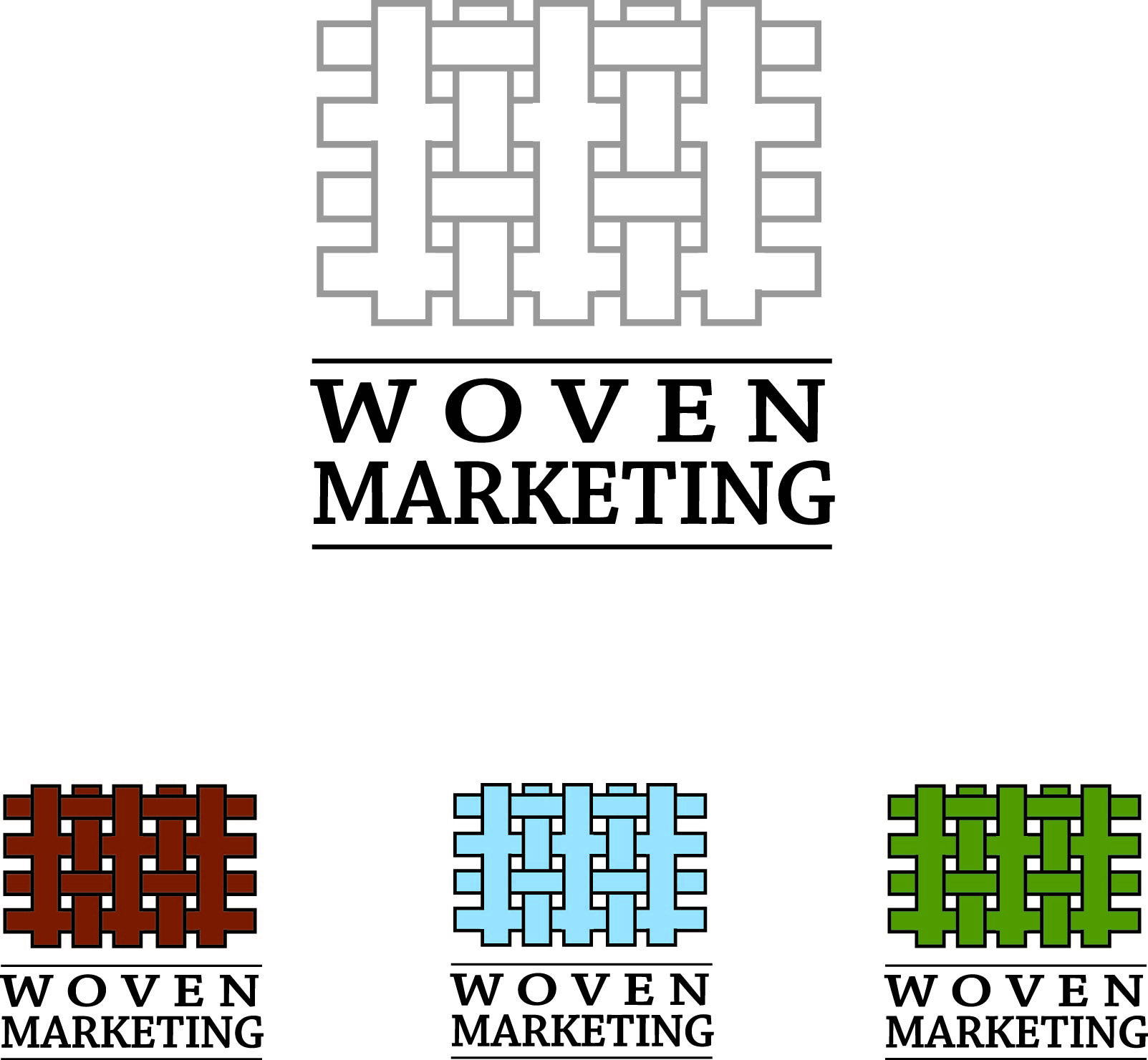 Logo Design by TownTrend for Woven Marketing | Design #23516