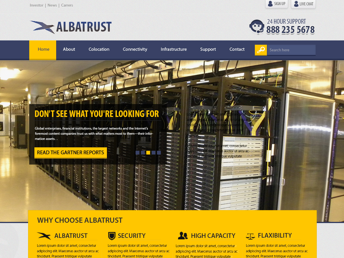 Wordpress Design by idexine for Albatrust | Design #2345359
