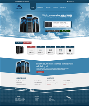 Wordpress Design by TechWise for Albatrust | Design #2357502