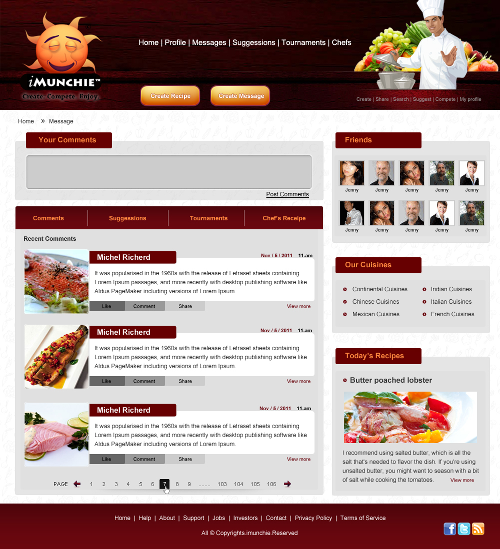 Web Design par pb pour ce projet | Design #479668