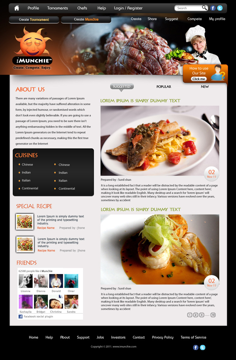 Web Design par pb pour ce projet | Design #479690