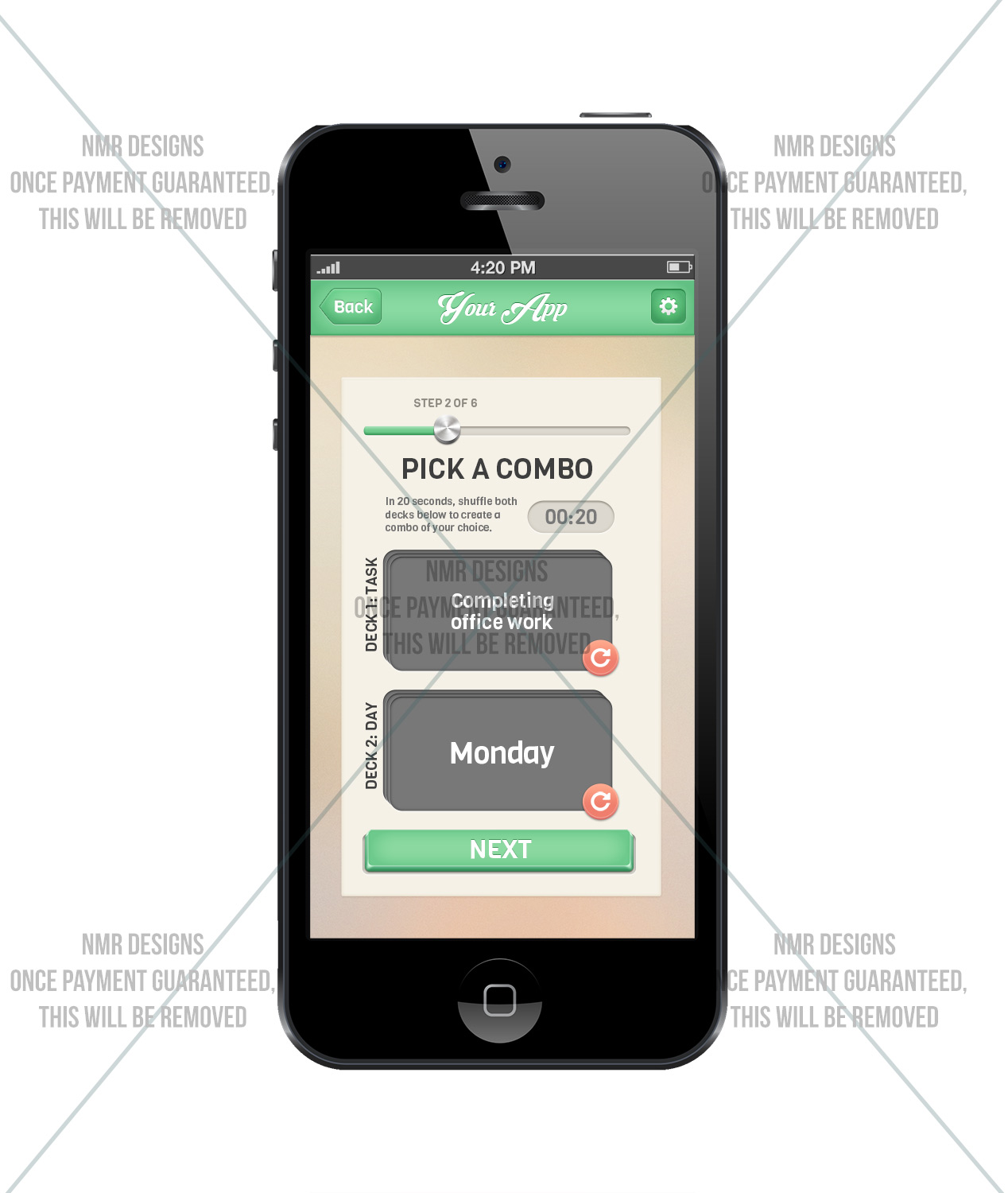 App-Design von Nic M Rayce für dieses Projekt | Design #11145718